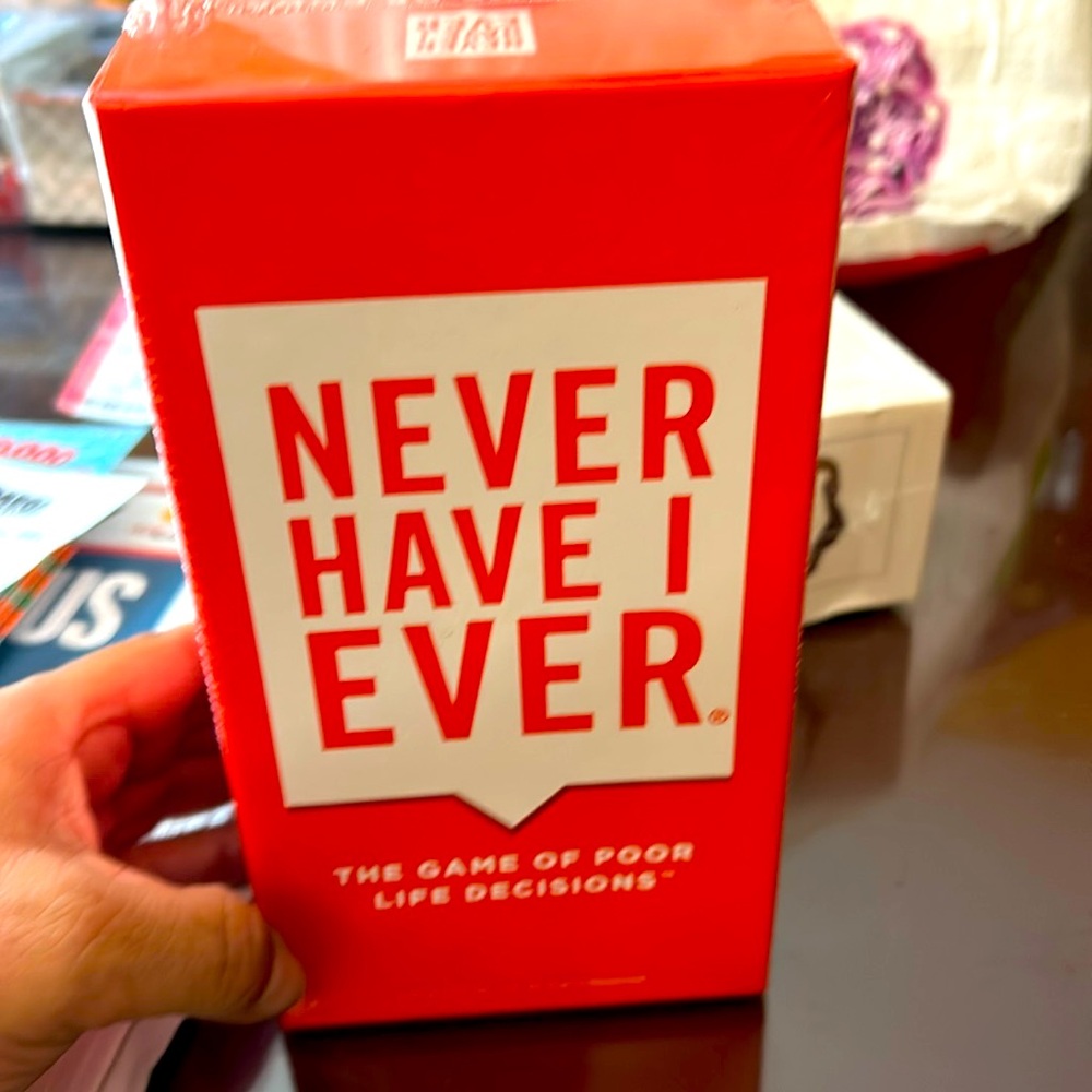 NWT -  NEVER HAVE I EVER— THE GAME OF POOR LIFE DECISIONS